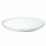Kép 2/4 - Lapos tányér 6 db-os készlet fehér dekor