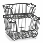 Kép 4/5 - tarolo-kosar-fekete-33-cm-3